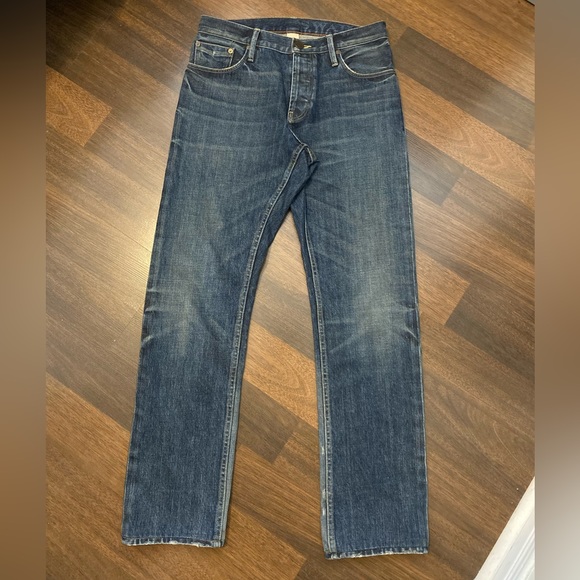 Burberry Brit Unisex Iconic 💯 Cotton Straight Leg Boot Cut Jean Size 29 R - Picture 10 of 16